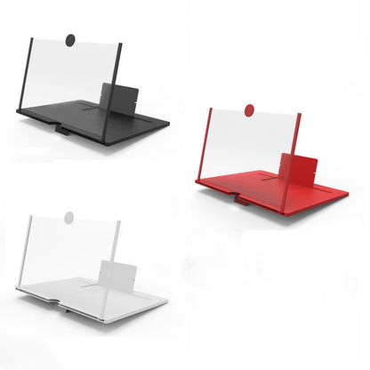 Portable Pull-Out Phone Screen Amplifier with Stand, Portable Design Compact pull-out structure, High-Definition Viewing 3-4x magnification with ultra-clear optical effects, Eye Protection Reduces glare and radiation from screens