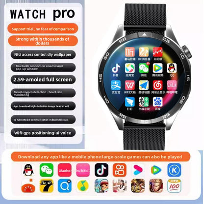 5G Smart Watch SIM card insertion Health Monitoring NFC Function