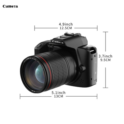 Camera 4K, Dual Lens Night Vision, 64MP High Resolution, Wifi Connectivity, HD Screen 3.0-inch, Stabilization: Electronic anti-shake, Special Features: HD video recording, manual operation
