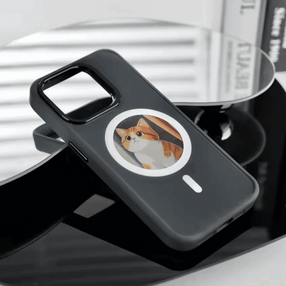 IPhone Case, DIY Custom Design – Upload any photo, NFC Smart Projection, Magnetic Charging Support - Compatible with MagSafe chargers, Premium Protection – Durable build, for iPhone 16/15/14/13 Pro Max