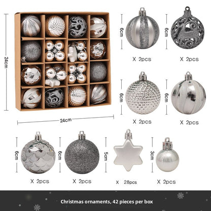 Christmas Decorative Painted Ball Ornaments Gift Set
