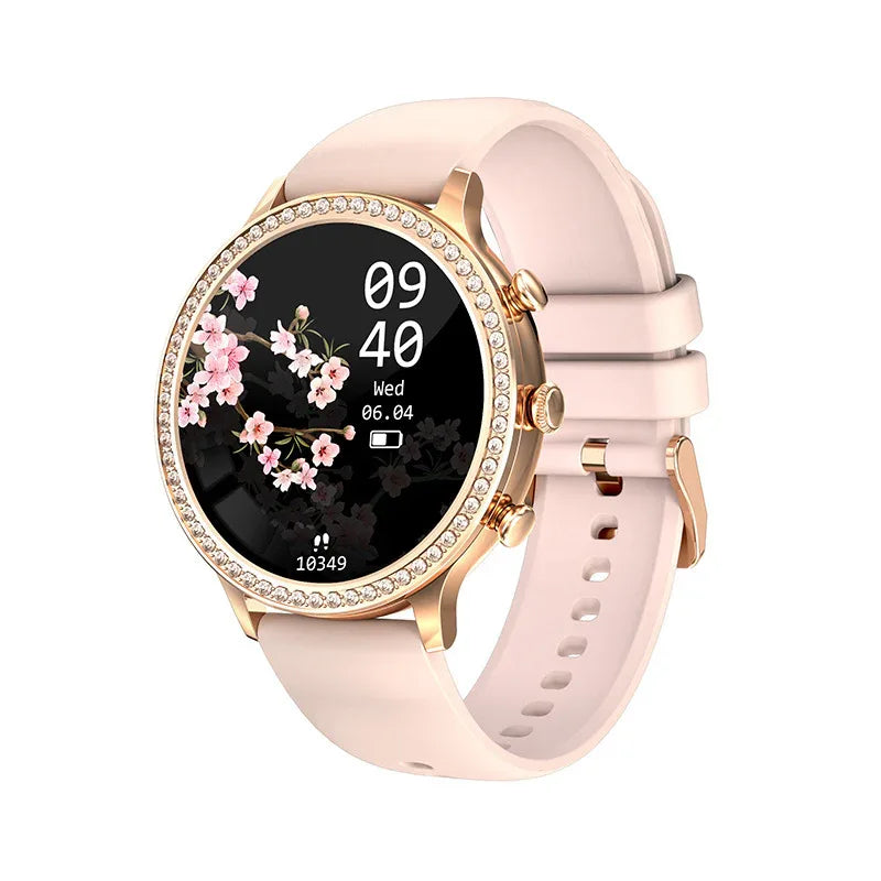 Smart Wristwatch with Health Tracking | 1.32-Inch Round Display, Bluetooth Connectivity, Heart Rate, Blood Pressure, Blood Oxygen Monitoring, Waterproof, Up to 7 Days Battery - ZeeTec Store