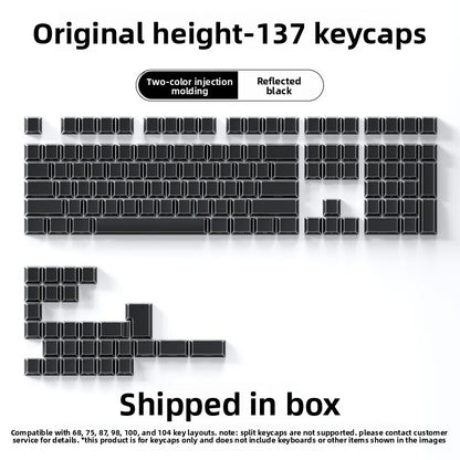 PBT Mechanical Keyboard RGB with Double Shot Design and Backlight