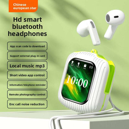 Touch Control Wireless Bluetooth Headset, Display Screen, Long Battery Life, Advanced noise reduction technology, Bilateral Stereo, Low Latency, Voice Control: Supports voice commands for hands-free use