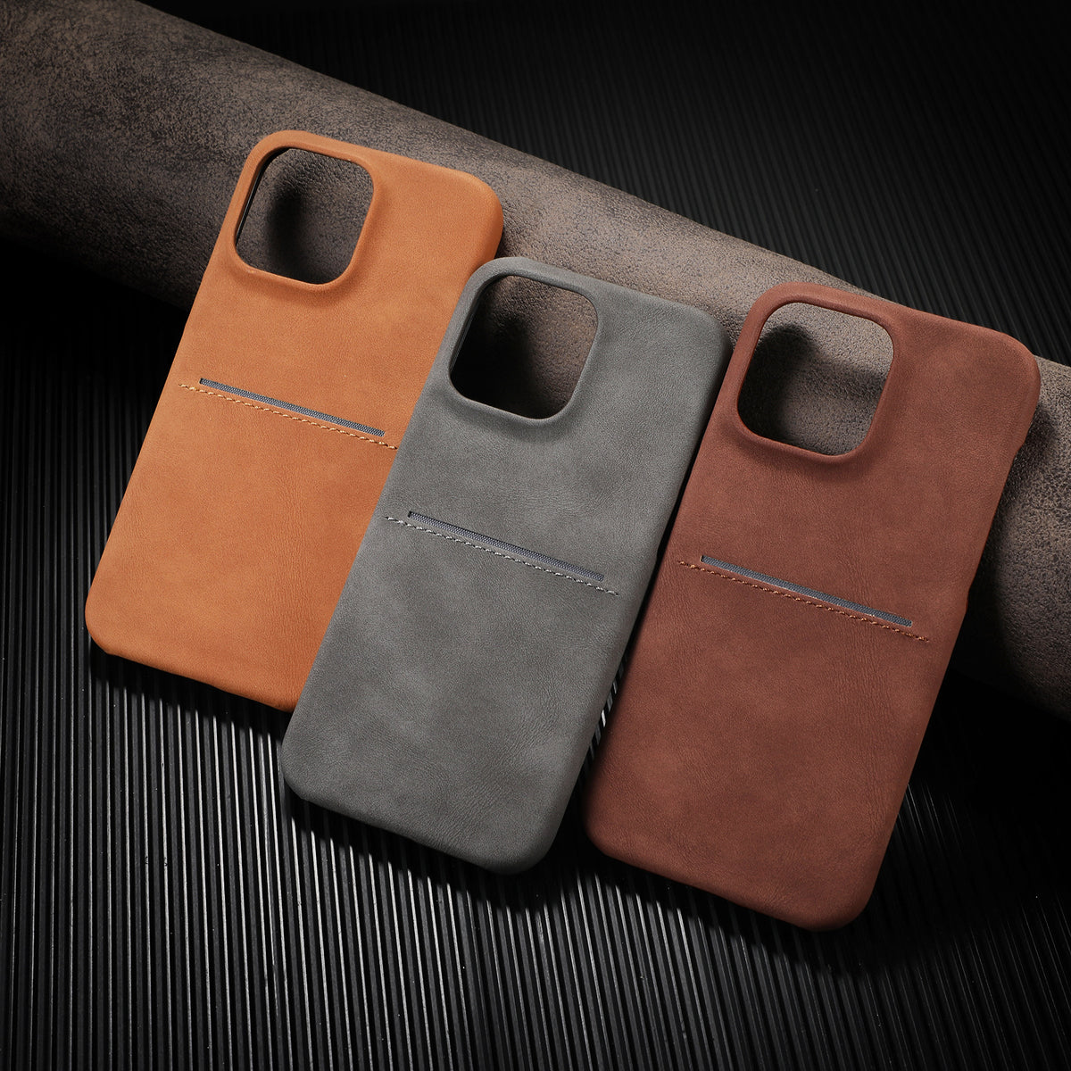 Sheepskin Card Insert iPhone Case Lightweight Premium Material