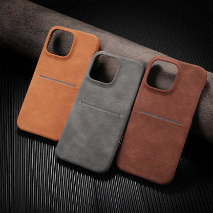 Sheepskin Card Insert iPhone Case Lightweight Premium Material