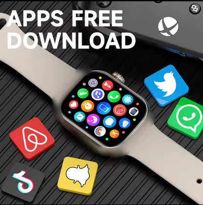 Smart Watch for Men & Women,2.04 Inch HD screen with Rotating Camera,SIM card|Wifi|Apps|Voice call|Health Monitoring|social entertainment|NFC|remote selfie control|Gesture control|Wireless Charging,Battery up to 7 days,Compatible with IOS & Android