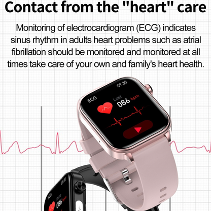 Advanced Smart Watch,1.96" IPS HD touch,Bluetooth call|Smart apps,Advanced Health monitor: ECG|Blood lipids|Uric acid|Body fat|Micro physical examination|Emotional stress detection|Non invasive blood glucose measure|Battery up to 7 days