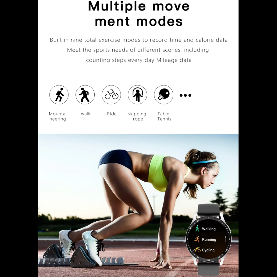 Smart Watch,1.39” Full-Touch HD Display with Built-in Wireless Earbuds, 📞 Bluetooth Calling (Dial Answer Reject)| 🩺 Heart Rate Monitoring| 📷 Shake to Take Photo| 🔔 Call & Message Alerts,Long life battery up to 7 days,Compatible with IOS & Android