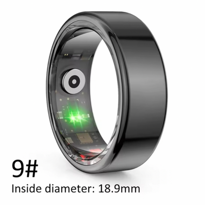 Smart Ring with Multi-Sports Modes – Pedometer, Multi-Sports Modes & Fitness Tracking, Advanced Health Monitoring, App Connectivity, Smart Features – Remote photo control, Long Battery Life – 17mAh up to 15 days standby, IP68 Waterproof