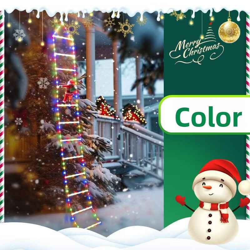 Santa Claus LED Ladder Light for Christmas Decoration