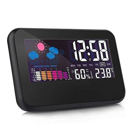 Color Screen Weather Clock for Accurate Time and Weather Updates - ZeeTec Store