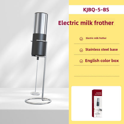 Rechargeable Handheld Electric Mixer with Interchangeable heads for mixing, frothing, and blending tasks
