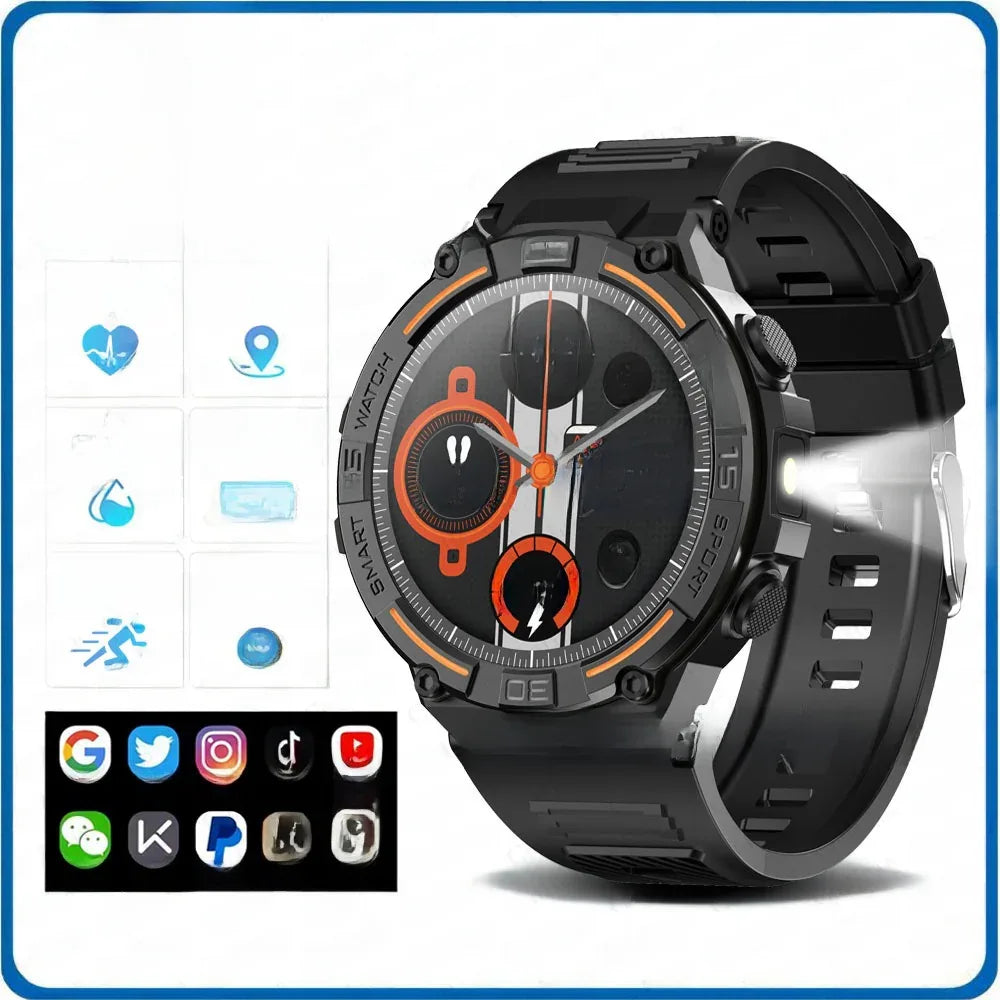Bluetooth Smart Watch with Advanced Features and Health Tracking - ZeeTec Store