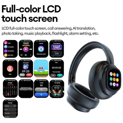 Smart AI Translation Headphones with Touch Screen for Effortless Communication - ZeeTec Store