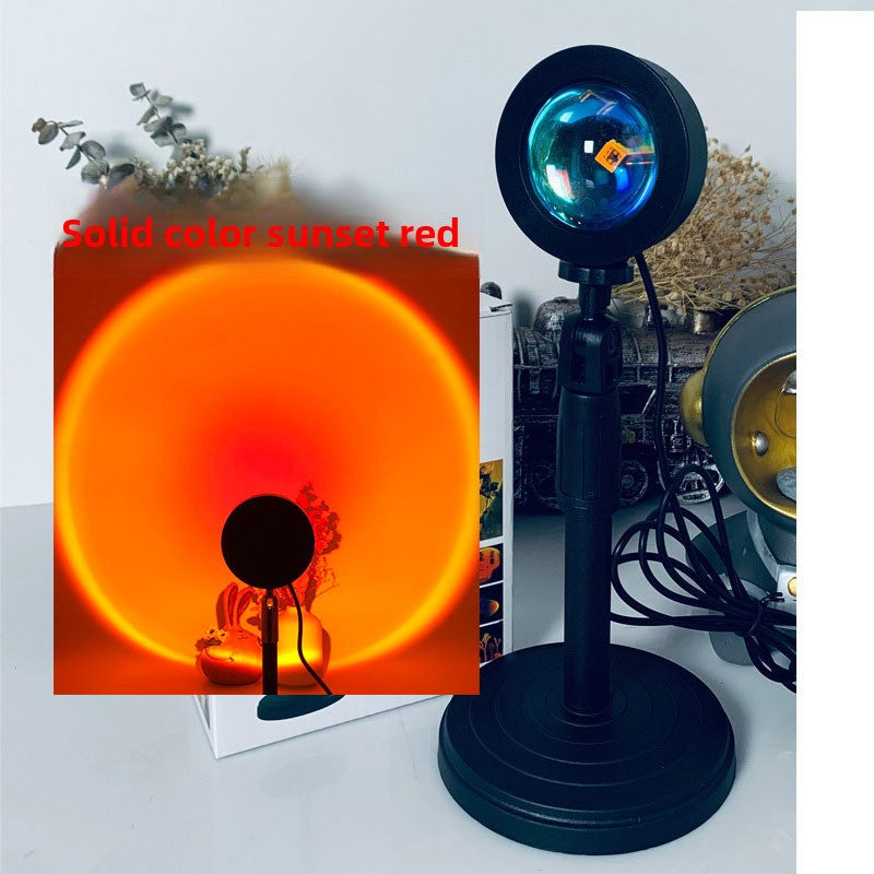 Sunset atmosphere, sunset projection photo light