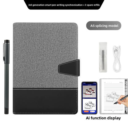 Smart Writing Notebook, Syncs with mobile devices for digital note-taking,  Multifunctional, Paper Screen Sync - Transfers handwritten notes to digital formats in real-time