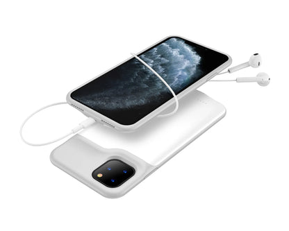 Battery Case 6000mAh TPU Cover for Ultimate Protection and Power - ZeeTec Store