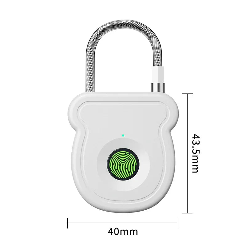 Smart Fingerprint Lock Padlock for High Durability, Long Battery Life, and Fast Scanning - ZeeTec Store