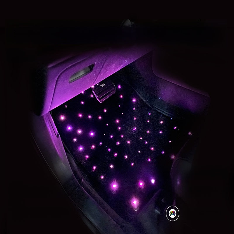 Car LED Ambient Foot Mats Voice Control