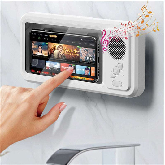 Waterproof mobile phone box, Bluetooth Speaker: Built-in Bluetooth for wireless audio streaming, Touch Screen Compatibility: Supports touchscreen operation, Built-in Battery: 800mAh-1000mAh capacity