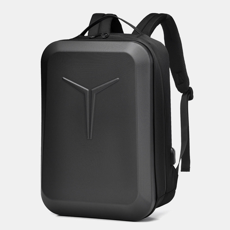 Hard Shell Laptop Backpack with Reflective Strips