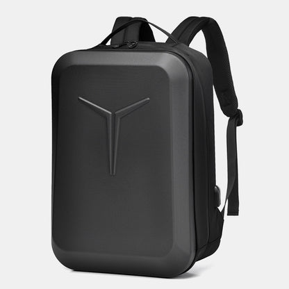 Hard Shell Laptop Backpack with Reflective Strips