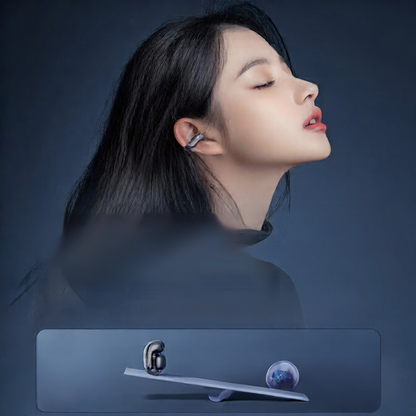 Ear clip bluetooth headset