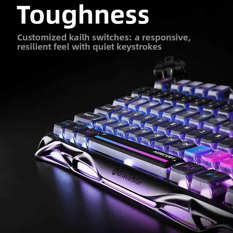 Wireless Mechanical Keyboard for Gaming Cyber Punk K1 Pro
