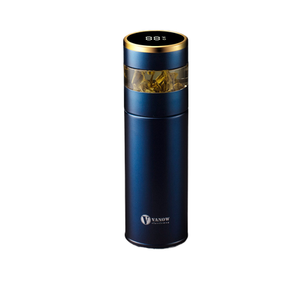 Smart Temperature Display Vacuum Insulated Cup with Tea Strainer