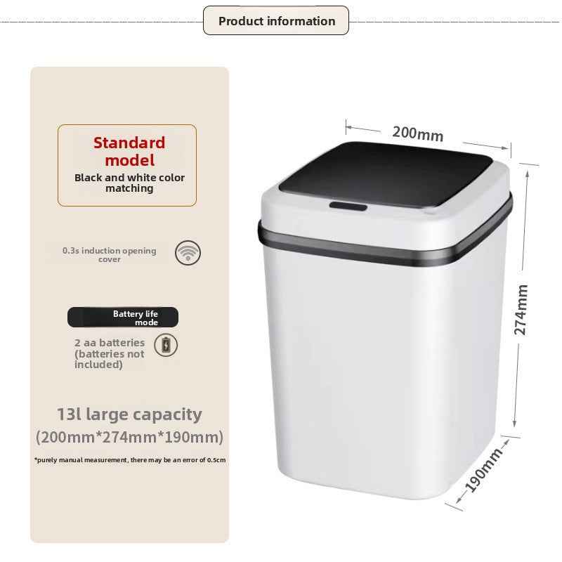 Smart Sensor-Activated Electric Trash Can
