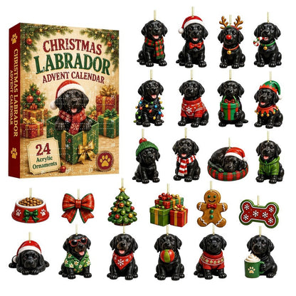 2026 Christmas Countdown Advent Calendar Acrylic Pendant Blind Box Festive Gift