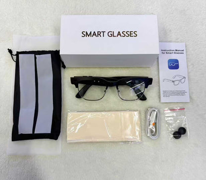 Smart glasses 8MP Camera AI Object Recognition Translation Call