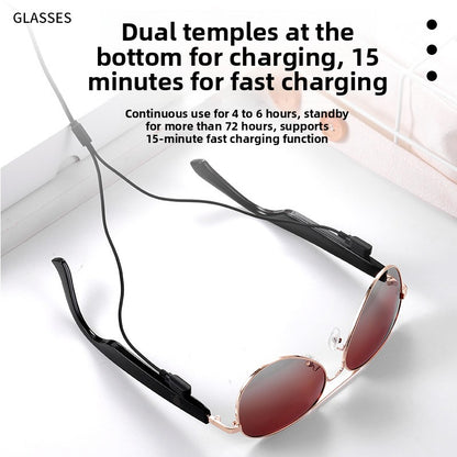 Bluetooth Smart Glasses Audio Music Lightweight UV Protection