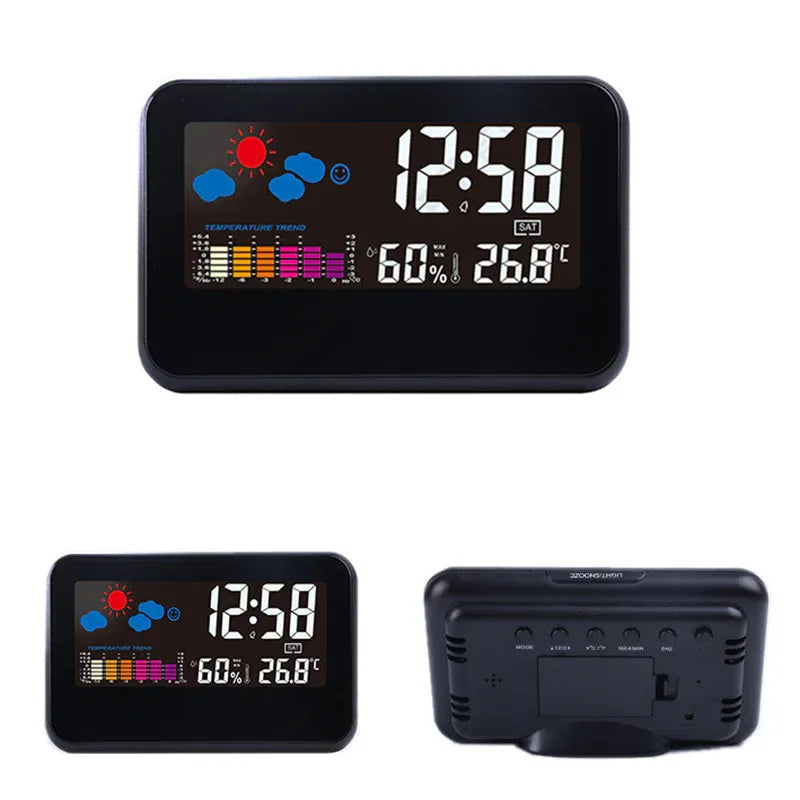 Color Screen Weather Clock for Accurate Time and Weather Updates - ZeeTec Store