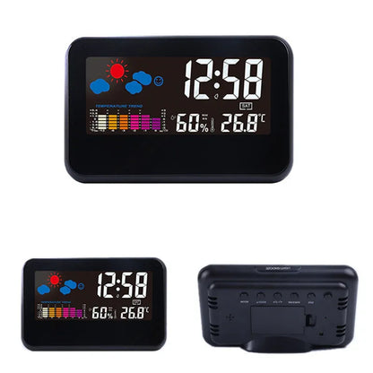 Color Screen Weather Clock for Accurate Time and Weather Updates - ZeeTec Store