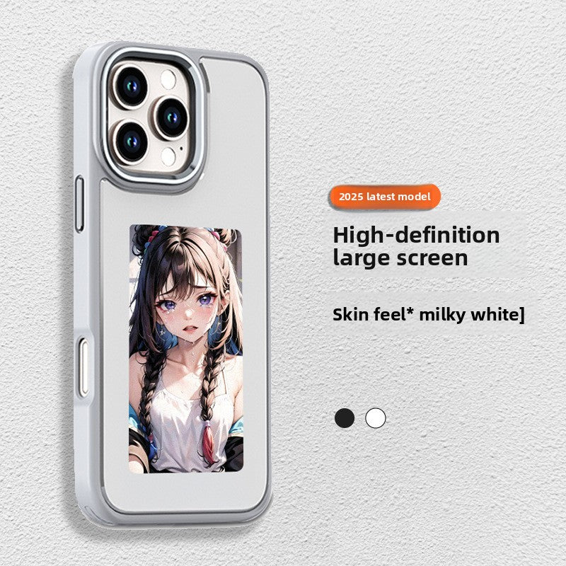 E-ink Screen Phone Case with Selfie Projector