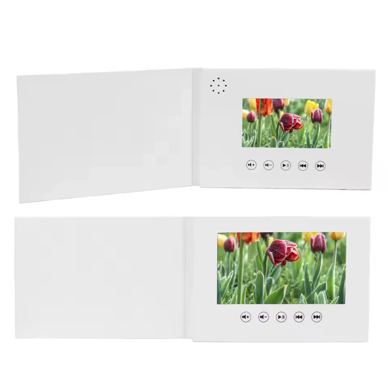 LCD Video Card, 2.4-inch Customizable Digital Display for dynamic video Content on Storage 128MB,Automatic video play when the card open,High Resolution pixel clarity,Manual on how to upload videos & pictures to card - ZeeTec Store
