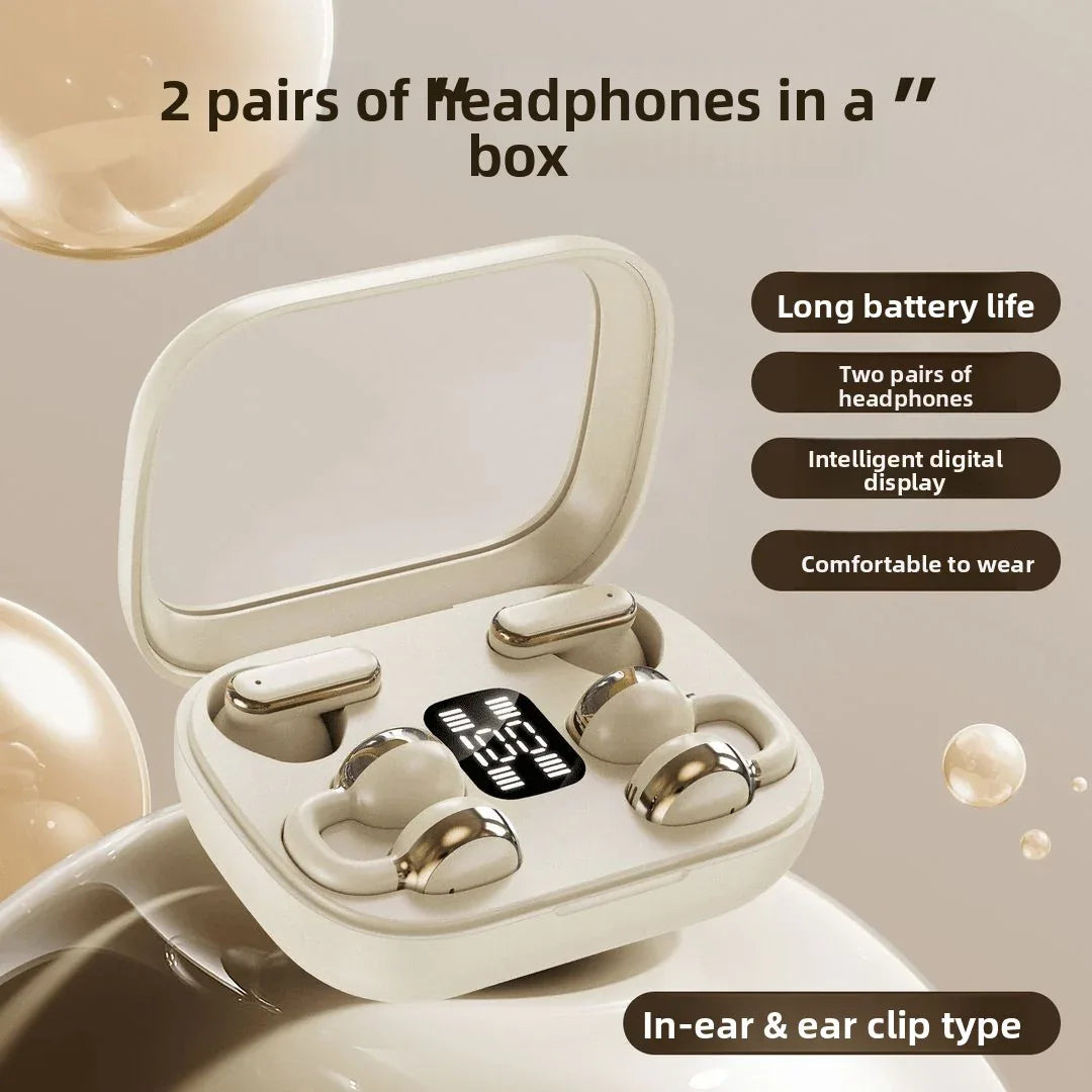 Bluetooth Ear Clip Headset - Semi-In-Ear Comfort and Style - ZeeTec Store