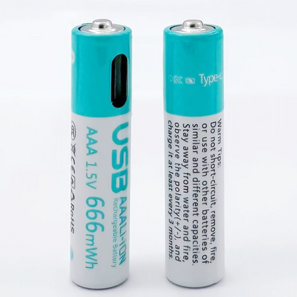 Fast Rechargeable Lithium Batteries AA/AAA sizes for electric toys, remote controls, flashlights, and small appliances.
