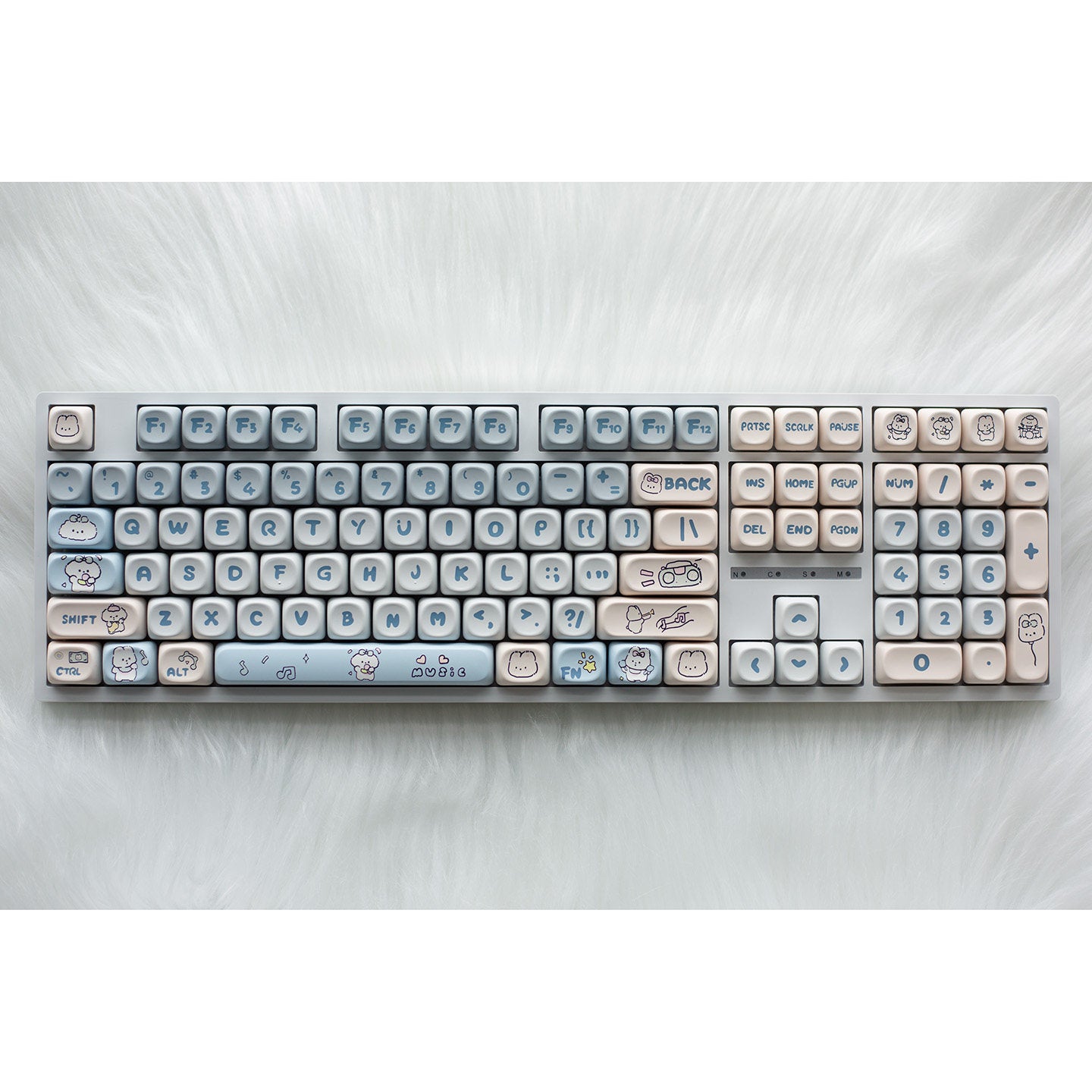Mechanical Keyboard Tri-mode wired, wireless, and Bluetooth silent
