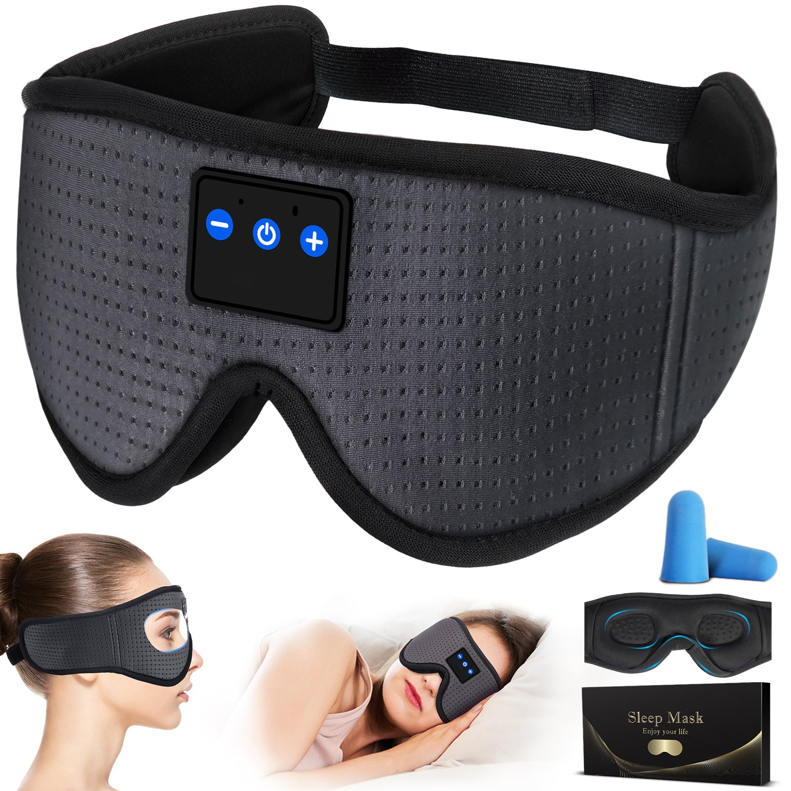 Bluetooth Music Sleep Eye Mask with Call Function - ZeeTec Store