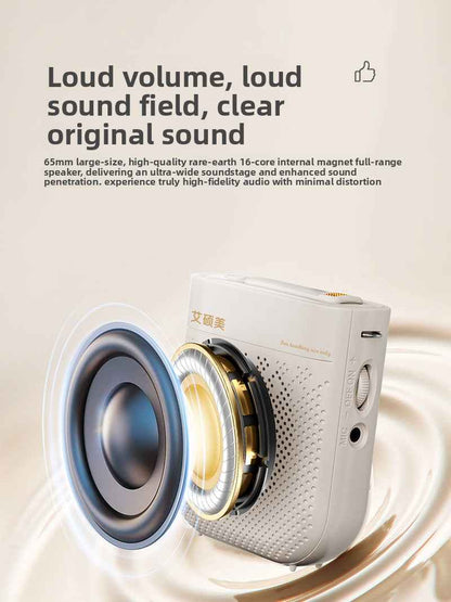Portable Megaphone 10W Wireless Multi-Scenario Lightweight