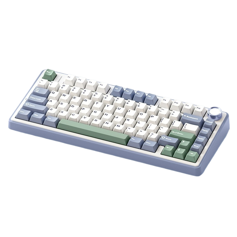 Aula F75 Custom Mechanical Keyboard Gasket Structure Hot-Swappable RGB Backlight