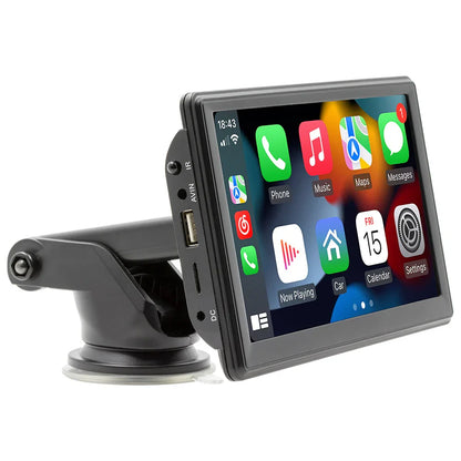 7 Inch Car Display with CarPlay and Backup Camera for Portable Use - ZeeTec Store