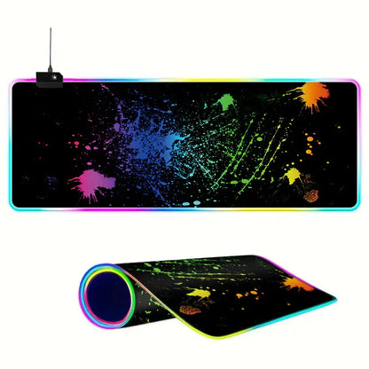 Colorful LED Mouse Pad for Enhanced Gaming Experience - Super Large Luminous Design - ZeeTec Store