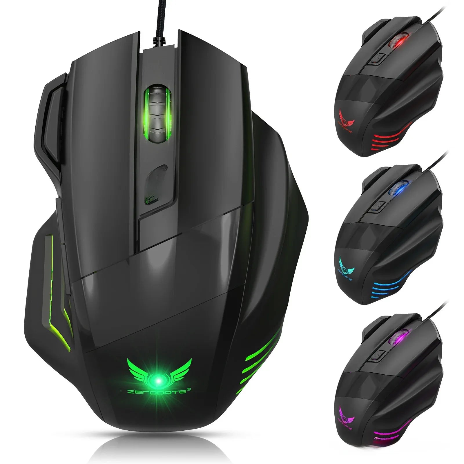 Gaming Mouse RGB Adjustable DPI for Ultimate Precision and Control - ZeeTec Store