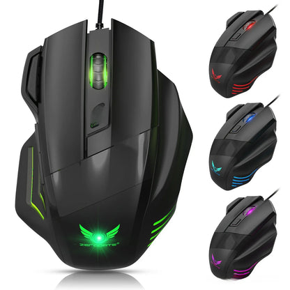 Gaming Mouse RGB Adjustable DPI for Ultimate Precision and Control - ZeeTec Store