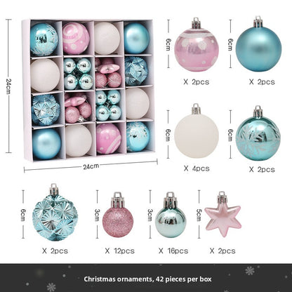 Christmas Decorative Painted Ball Ornaments Gift Set