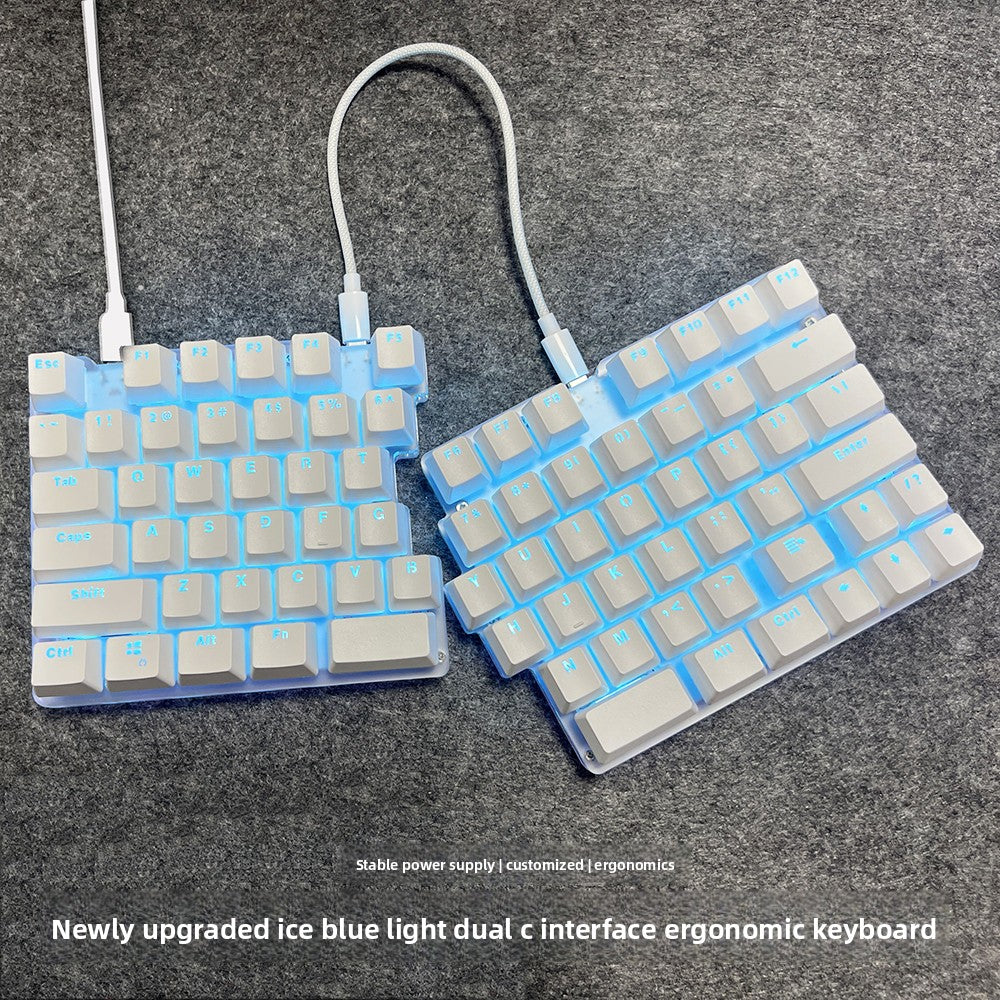 Ergonomic Programmable Mechanical Keyboard Split Design swappable